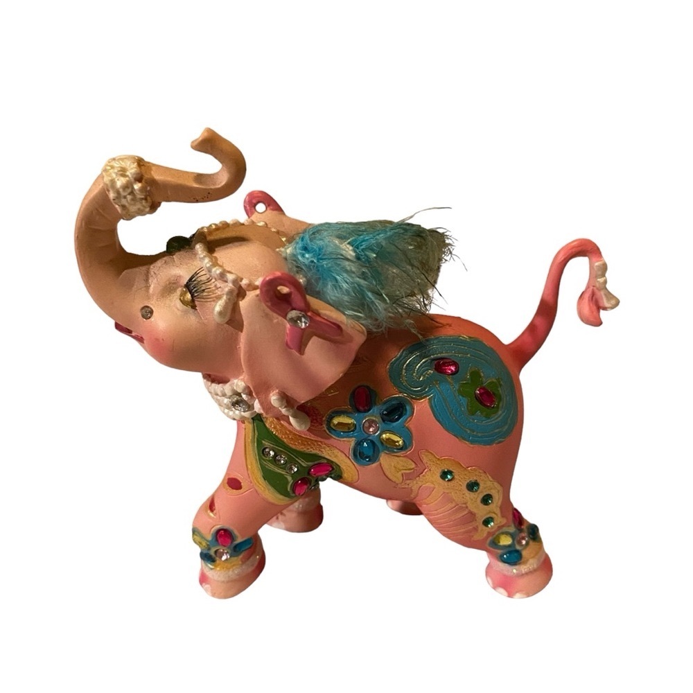 The Hamilton Collection - Margaret Van Pink Elephant & Charmed Life Elephants - Picture 2 of 9